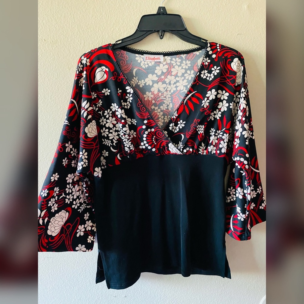 ELIZABETH  Floral Blouse